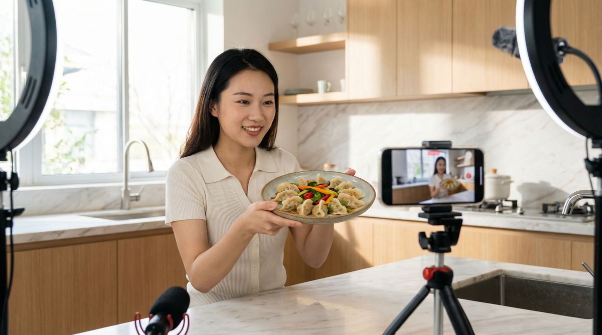 海角社区美食探店视频
